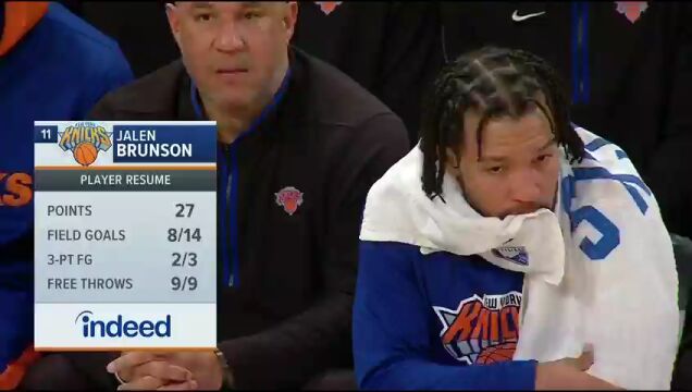 NBA常规赛：步行者vs尼克斯第4节中文解说回放
