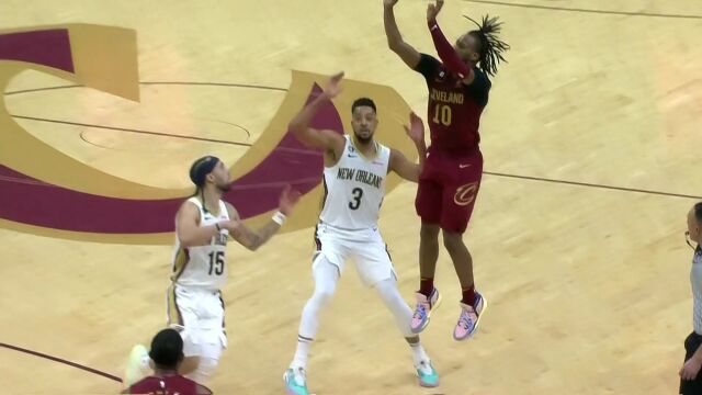 为比赛盖上终章！加兰杀红眼连续大心脏三分杀死比赛