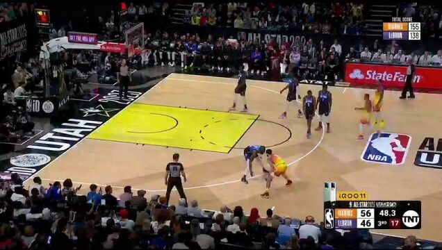 NBA全明星正赛：勒布朗队vs扬尼斯队第3节中文解说回放