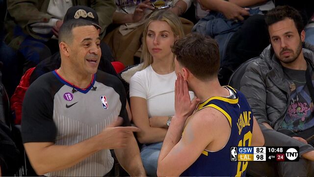 NBA常规赛：勇士vs湖人第4节中文解说回放