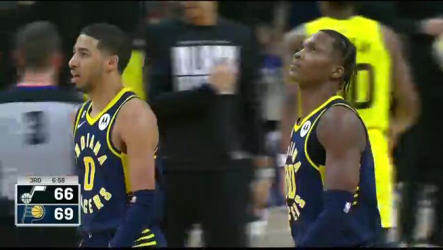 爵士vs步行者第3节中文解说回放