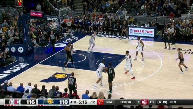 错位强打轻松建功 特纳转身甩开杰克逊上篮得手