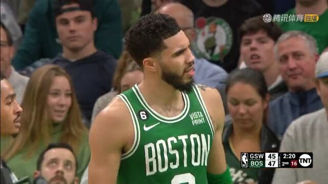 勇士vs凯尔特人第2节英文原声回放