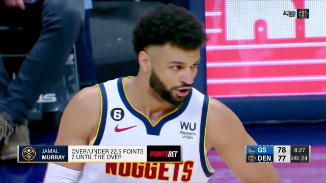 NBA常规赛：勇士vs掘金第3节中文解说回放