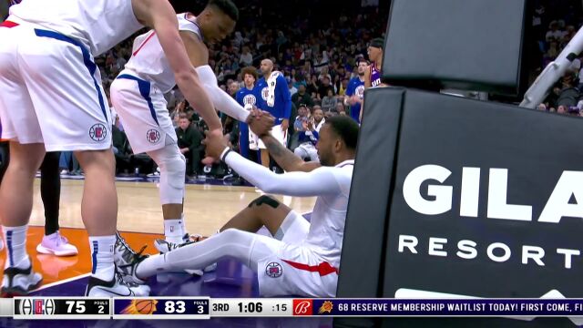 关键时刻真大腿 鲍威尔4分15秒独揽11分