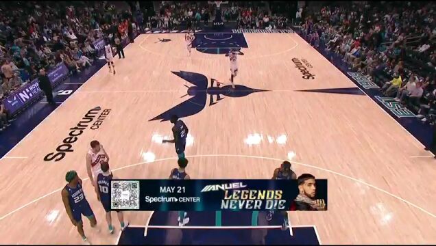 NBA常规赛：猛龙vs黄蜂第3节中文解说回放