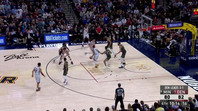 终于等到你！波特直捣黄龙起飞暴扣结束自己的得分荒