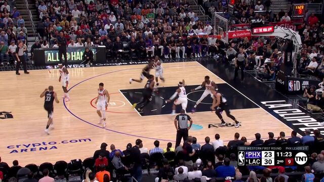 现学现卖！普拉姆利人缝击地妙传助攻曼恩飞身上篮打进