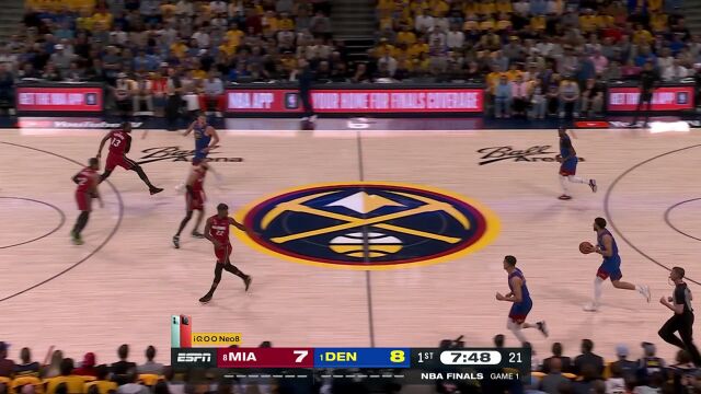 防不胜防！穆雷超远击地妙传戈登上篮轻取