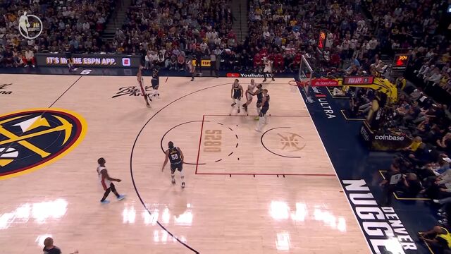 手感来了无法阻挡！斯特鲁斯弧顶接球就投三分精准命中