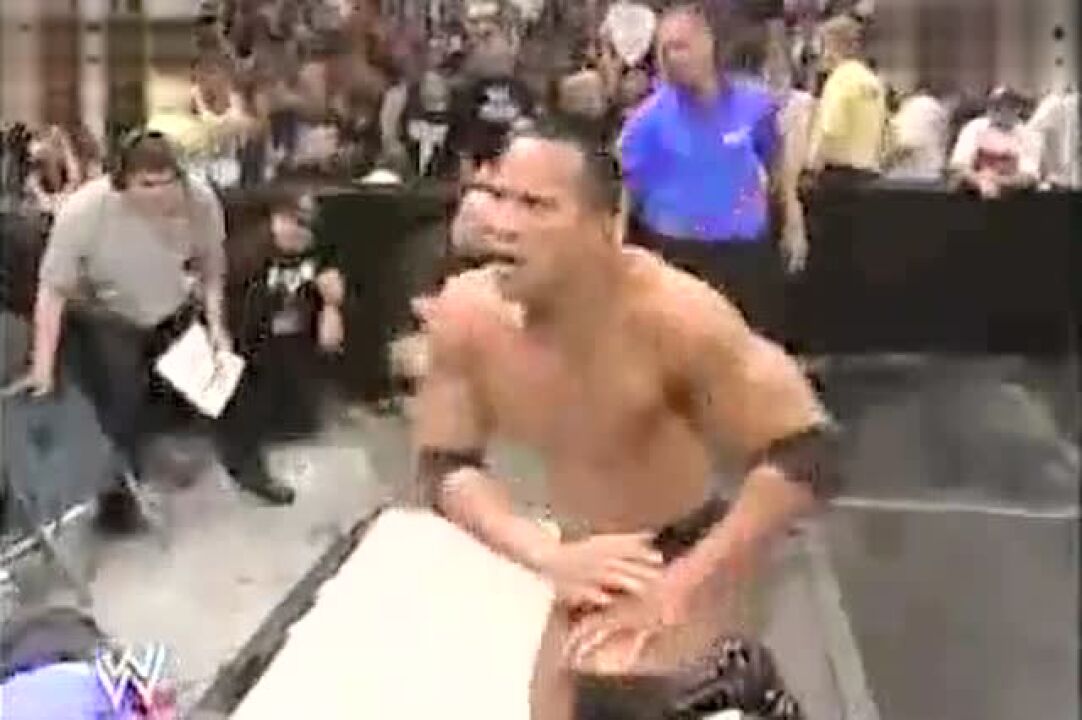 WWE洛克vs痛苦The Rock布洛克ⷮŠ莱斯纳