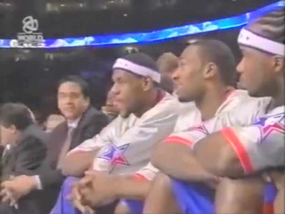 05年NBA全明星赛(上) 艾弗森、姚明、麦迪、奥尼尔(IE兼容下能看)