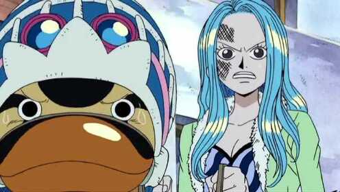 海贼王: 怪力女为了掩护薇薇逃走, 主动迎战Mr.5