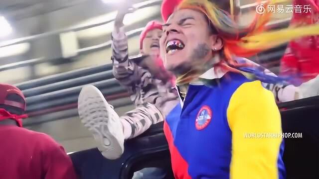 6ix9ine超清现场,好凶的风格!