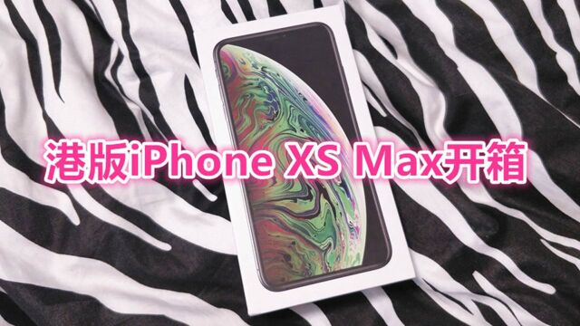 一万元的港版iPhone XS Max开箱:超棒的屏幕,超重的手感!