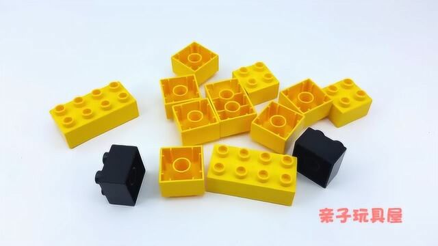 益智积木儿童玩具 DIY拼装梅花鹿图案