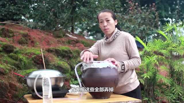 梨园姑娘用十年做酒经验教你秘制梨子酒,易储存又好喝