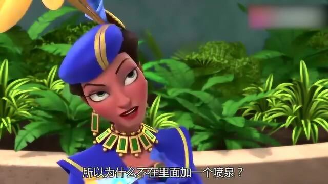 爱莲娜公主准备制作花车