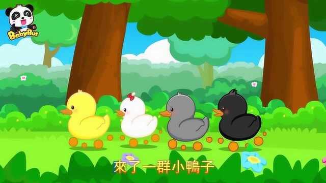 宝宝巴士:来了一群小鸭子,嘎嘎嘎嘎叫