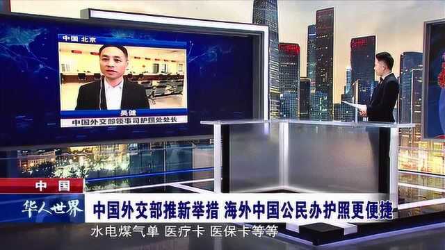 中国外交部推新措施 海外中国公民办护照更加便捷