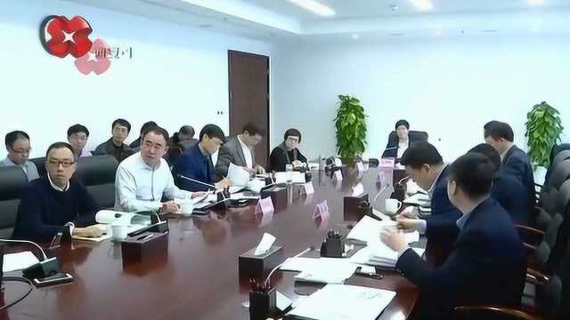 岳华峰主持召开能源金贸区城市建设专题会