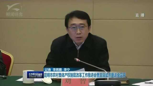 昆明市农村集体产权制度改革工作推进会暨宜良试点座谈会召开