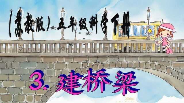 小学科学苏教2001课标版五年级下册二单元 3 建桥梁 视频课件