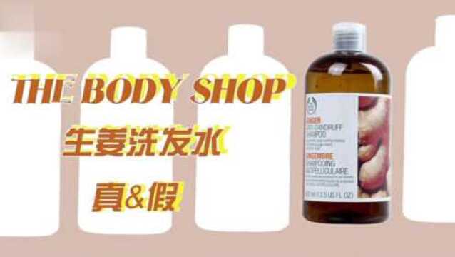 the body shop的生姜洗发水测评