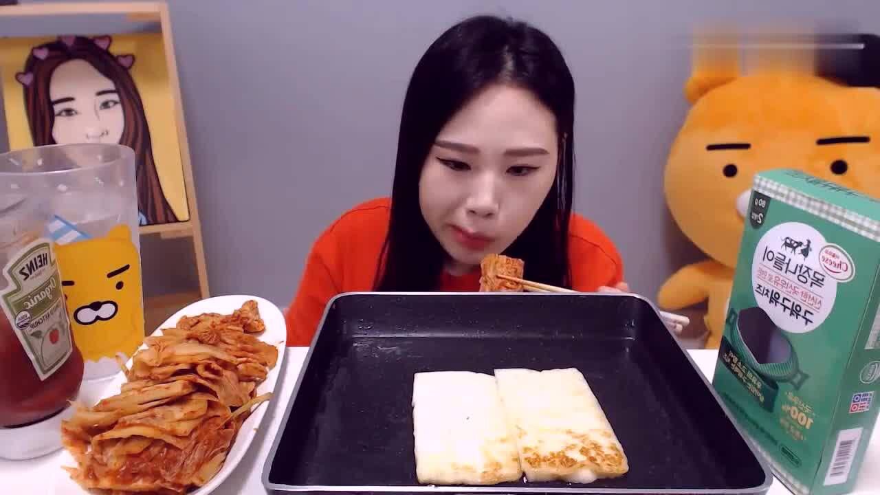 韩国大胃王卡妹看看这吃相就会让人食欲大增