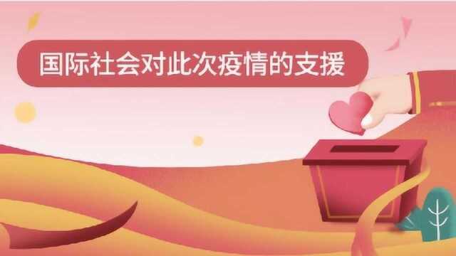 30.国际社会对此次疫情的支援