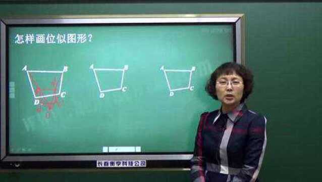 初中九年级上数学:相似三角形位似图形