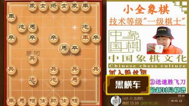 中炮过河车对黑横车 让棋手最疼痛的五七炮 徐图进取的绝妙构思