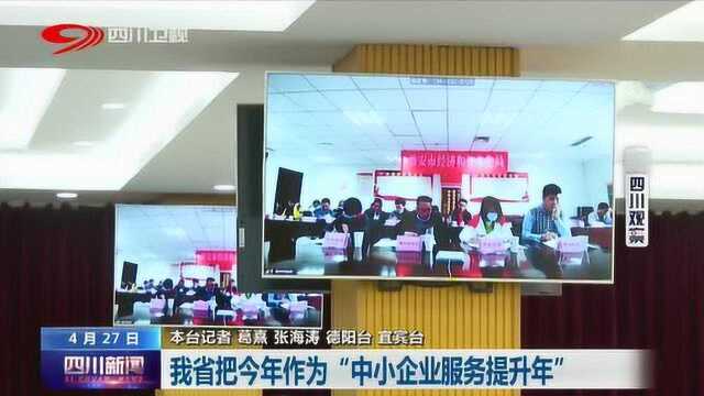 为降低疫情带来的不利影响 四川省把今年作为“中小企业服务提升年”!