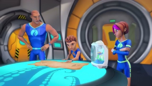 深海探险家族：原来藏宝图上的话是这个意思，安特真是太聪明了