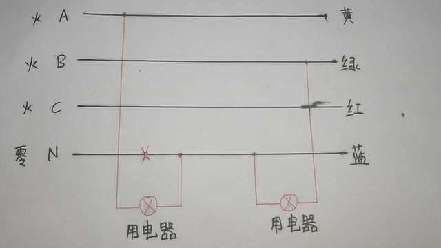 3相电源断零线,电压220V飙升380V,怪不得会烧了用电器