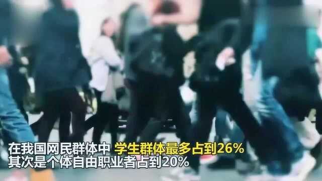 中国8.54亿网民学历结构:约九成网民学历不足本科