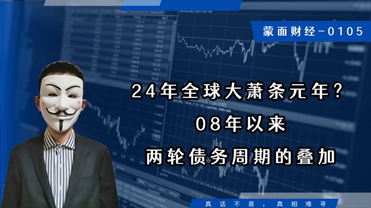 24年全球大萧条元年?08年以来两轮债务周期的叠加