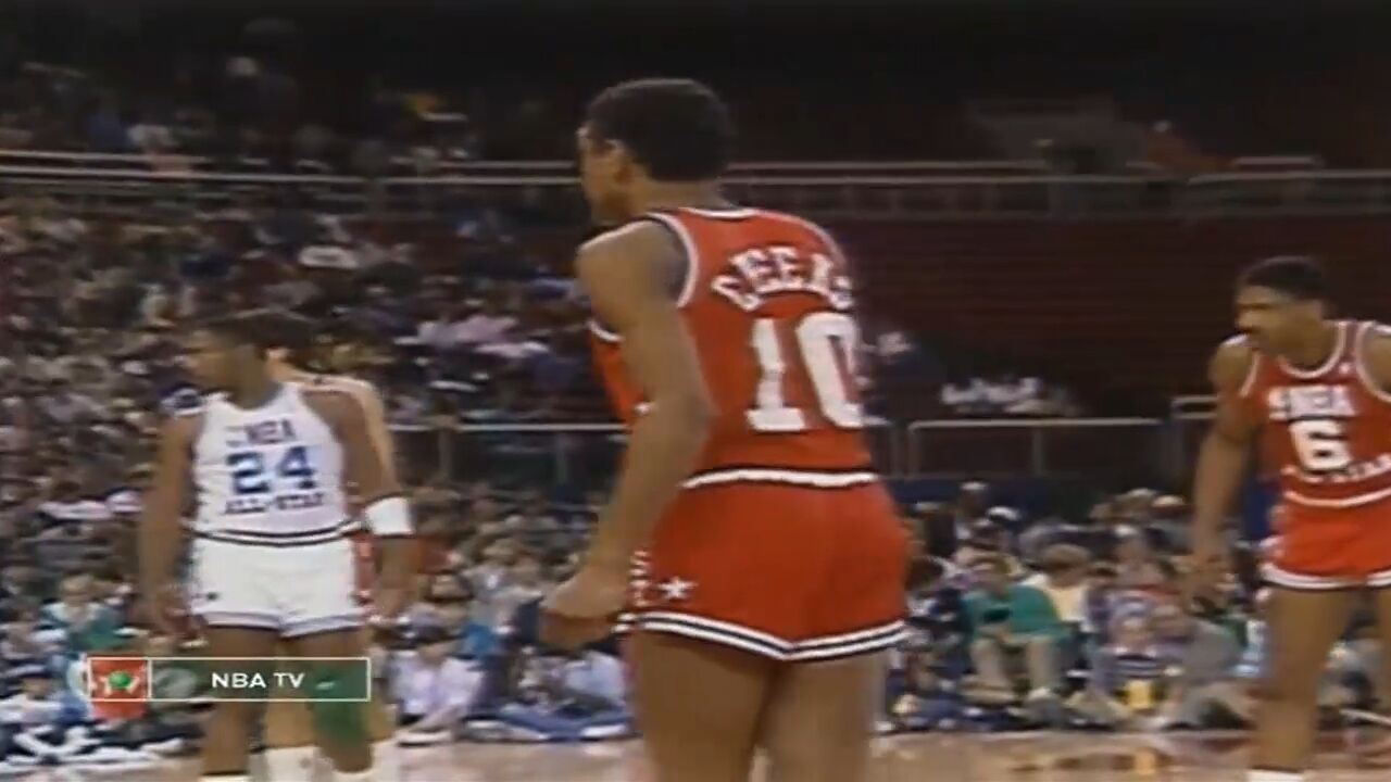 1987年NBA全明星赛 钱伯斯34分拿下AMVP