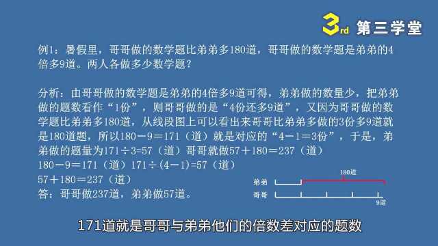 四年级差倍问题(一)