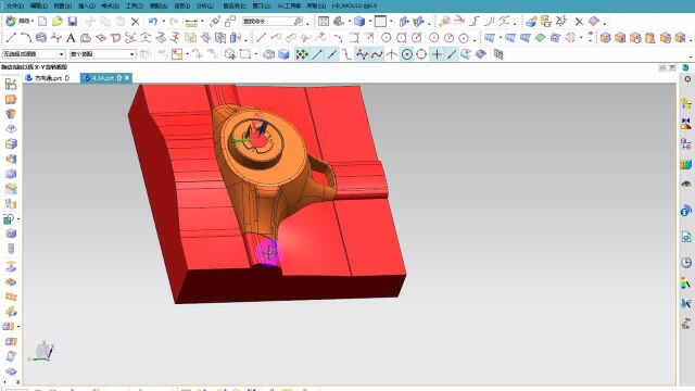 07、UG12.0塑胶模具设计之汽车方向盘底壳1.wmv