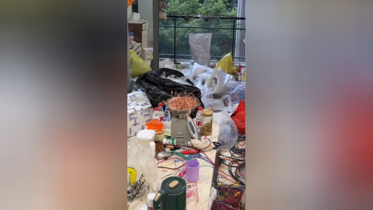 爸妈把房子住成“废品站”杂物堆满屋,男子回家笑了:开心就好