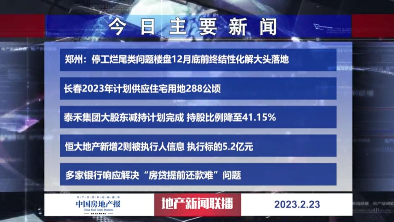 地产新闻联播丨多家银行响应解决“房贷提前还款难”问题