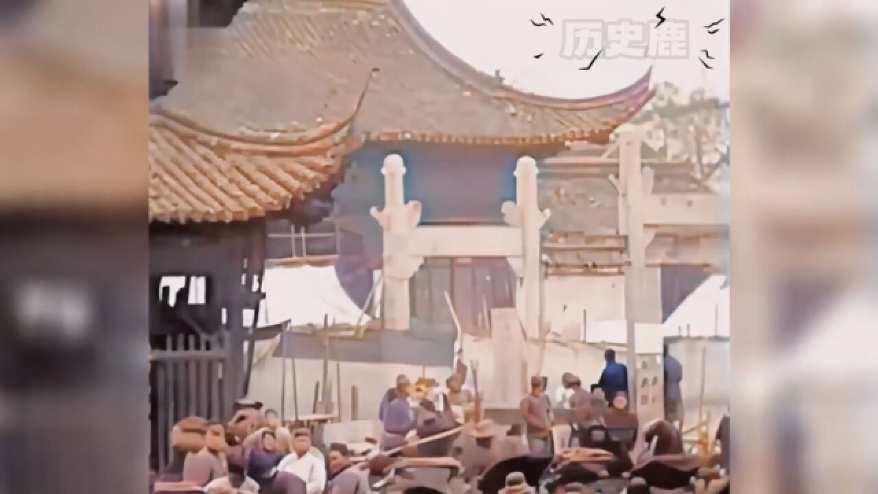 1929年,南京夫子庙街景,聆听近百年前的市井声音