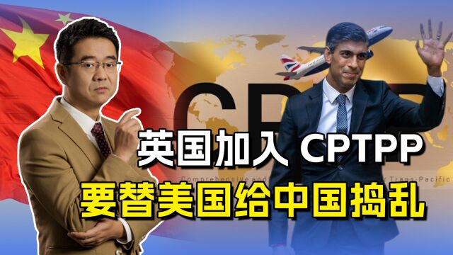 英国加入CPTPP,从欧洲跳到印太,就是要替美国给中国捣乱