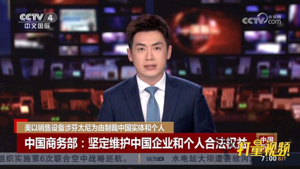 中国商务部:坚定维护中国企业和个人合法权益