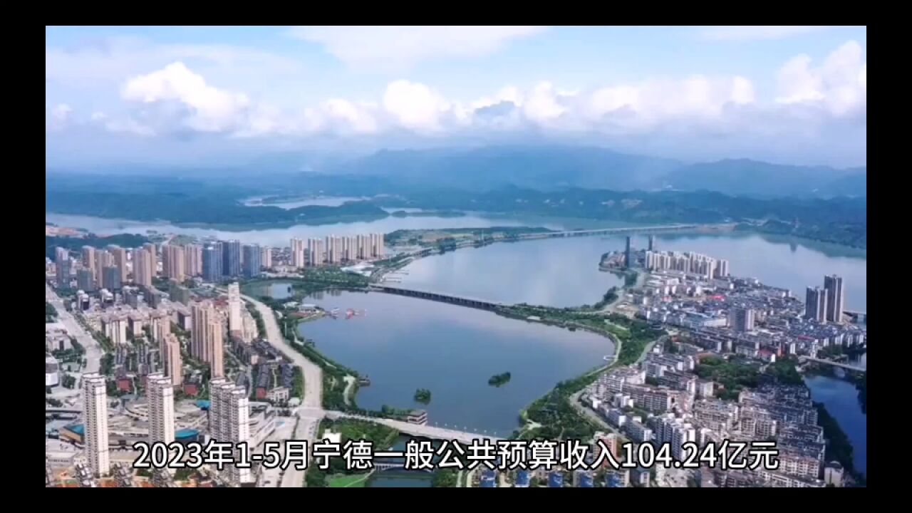 2023年15月宁德各地财政收入,蕉城总量领跑,霞浦增速遥遥领先