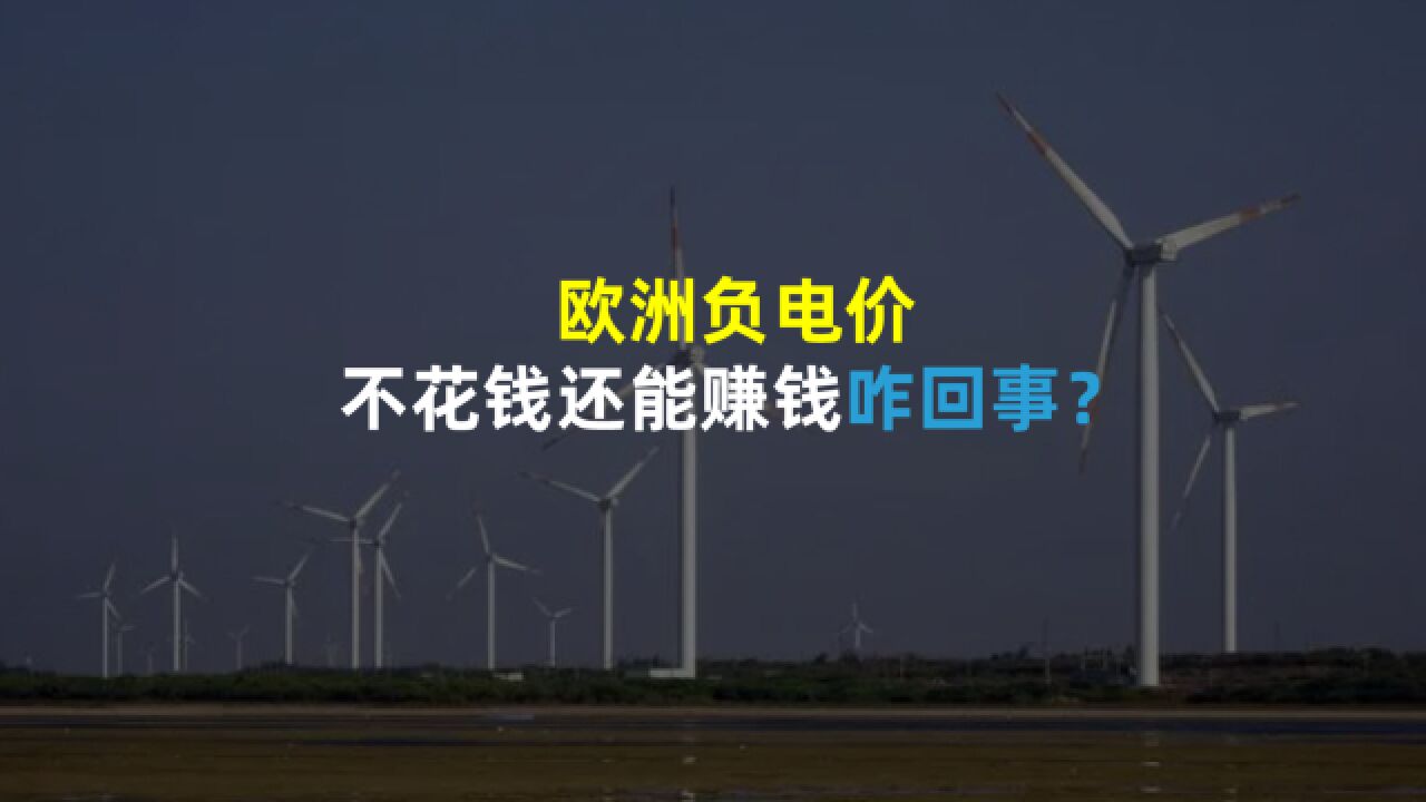 欧洲用一度电赚6块?用电不花钱还能赚钱,为啥我国没负电价?