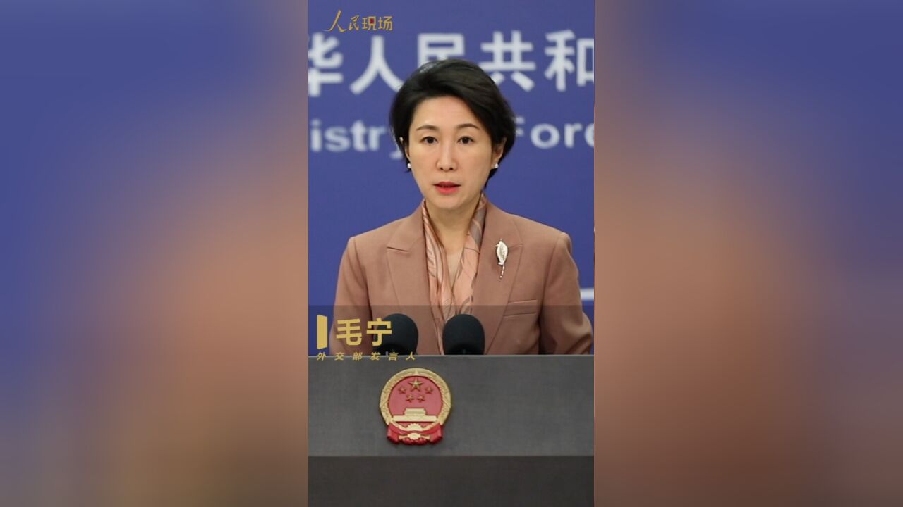 外交部:中国为维护全球产供链稳定畅通搭建平台