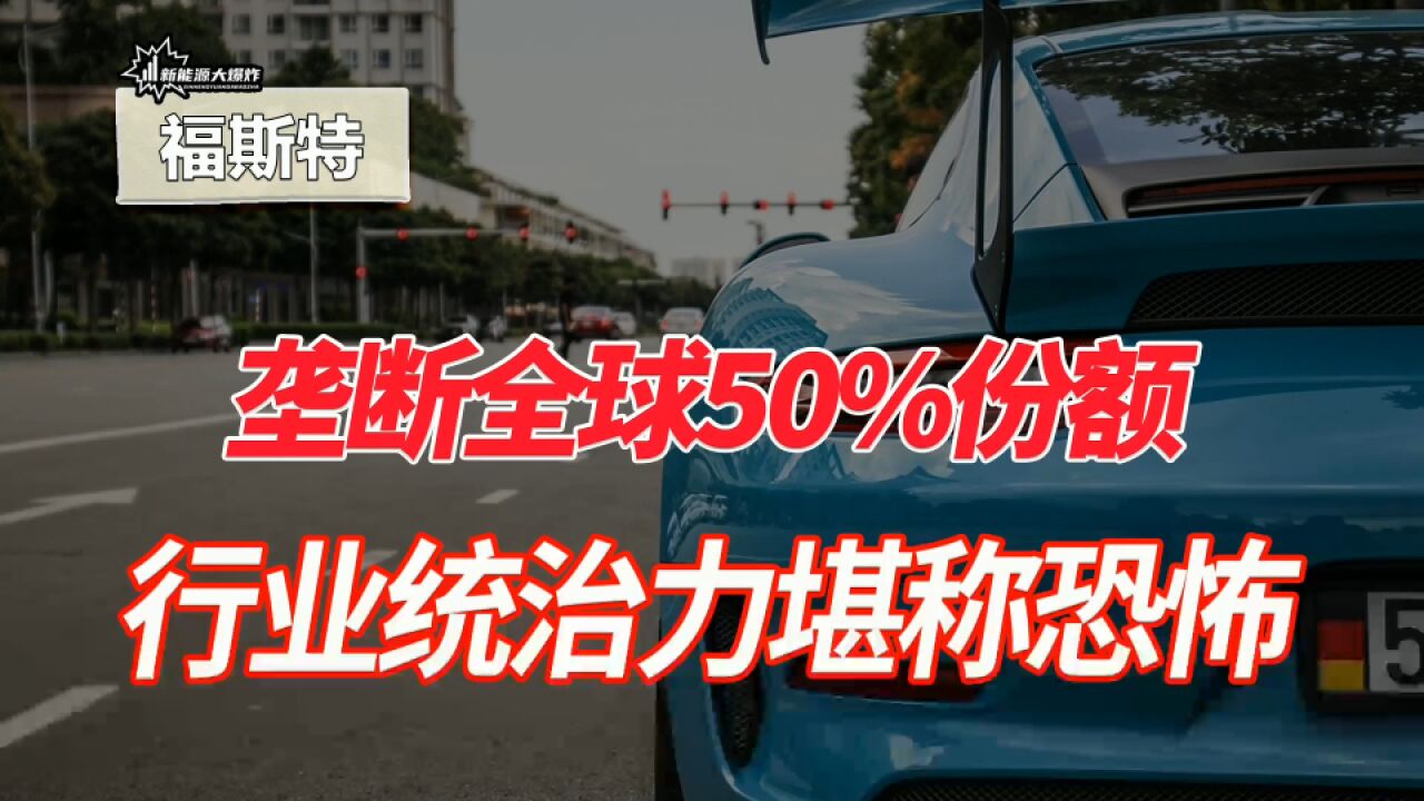 垄断全球50%份额,统治力恐怖的行业绝对龙头,已经足够低位了