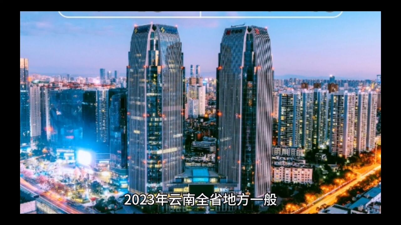 2023年云南各地财政收入表现,昆明发挥稳定,怒江增速第一